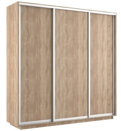 Шкаф 3-х дверный Экспресс (ДСП) 1800х600х2400, дуб сонома в Салехарде - изображение