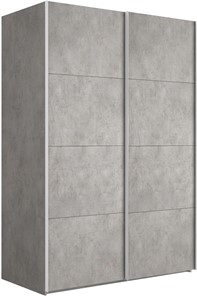 Шкаф 2-дверный Эста (ДСП/ДСП) 1600x660x2200, бетон в Салехарде - предосмотр