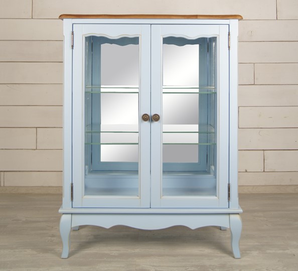 Шкаф распашной Leontina для посуды (ST9318B) Голубой в Надыме - изображение 2