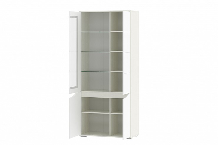 Шкаф распашной Монэ НМ 013.97, Меренга (ПВХ)/Белый текстурный в Салехарде - изображение 1