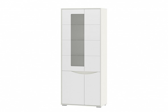 Шкаф распашной Монэ НМ 013.97, Меренга (ПВХ)/Белый текстурный в Салехарде - изображение