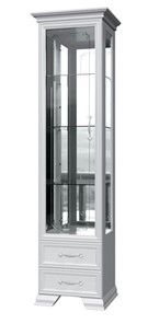 Шкаф-витрина Грация ШР-1, белый, 3 стекла, 420 в Салехарде