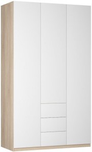 Шкаф 3-дверный Реал распашной (Push to open; R-198х135х60-3-PO), без зеркала в Лабытнанги