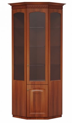 Угловой шкаф Гармония-4, витрина МЦН в Новом Уренгое - изображение