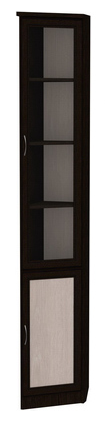 Шкаф распашной 208 правосторонний, цвет Венге в Салехарде - изображение