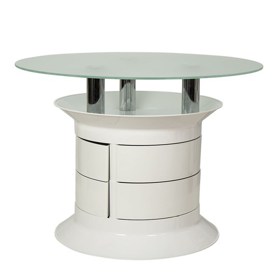 Стеклянный столик Benito white в Надыме - изображение 2