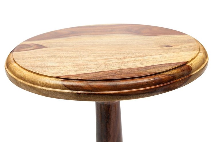Кофейный столик Бомбей - 0237 палисандр, 35*35*60, натуральный (natural) арт.10046 в Салехарде - изображение 1