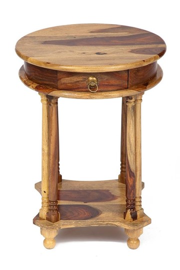 Столик кофейный Бомбей - 1149  палисандр, 45*45*60, натуральный (natural) арт.10049 в Губкинском - изображение 2
