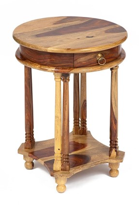 Столик кофейный Бомбей - 1149  палисандр, 45*45*60, натуральный (natural) арт.10049 в Новом Уренгое - изображение