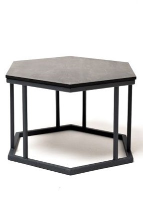 Интерьерный стол Женева  цвет серый гранит Артикул: RC658-50-50-4sis в Новом Уренгое - изображение