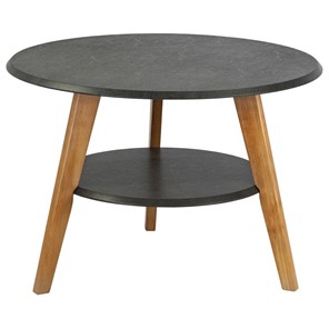 Круглый стол BeautyStyle 17 (серый бетон-бук) в Салехарде - предосмотр 1