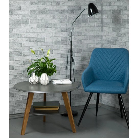 Круглый стол BeautyStyle 17 (серый бетон-бук) в Салехарде - изображение 6