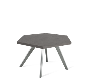 Круглый стол SHT-S39 / SHT-ТT20 70 ЛДСП (бетон чикаго темно-серый/серый) в Тарко-Сале