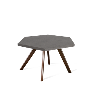 Журнальный столик SHT-S39 / SHT-ТT20 70 ЛДСП (бетон чикаго темно-серый/венге) в Тарко-Сале
