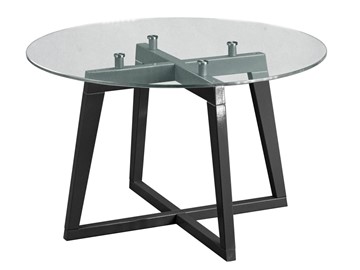 Стеклянный столик в гостиную Рилле-445 (серый графит) в Надыме