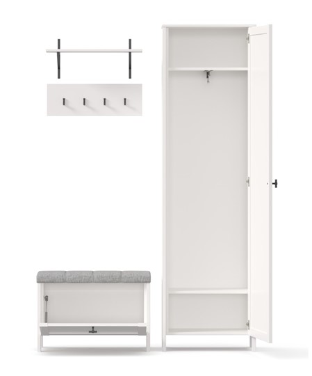Набор мебели для прихожей Бланко №16 (Белый) в Салехарде - изображение 1