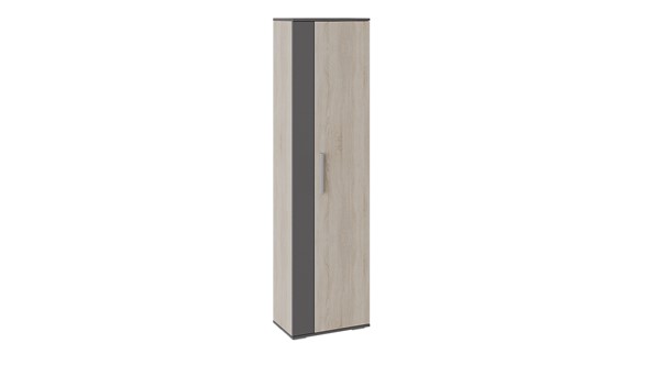 Шкаф двухстворчатый Нуар (Фон серый/Дуб сонома) в Салехарде - изображение