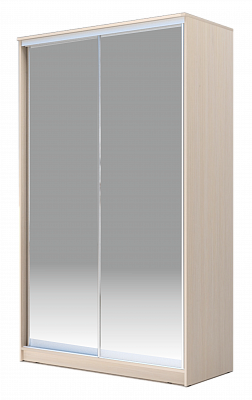 Шкаф 2200х1200х420 Хит-22-4-12/2-88, Матовое стекло, Дуб млечный в Салехарде - изображение