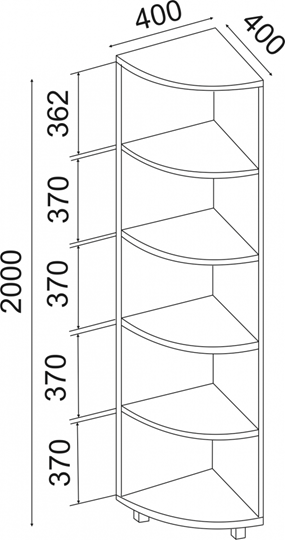 Угловой стеллаж West М07 в Тарко-Сале - изображение 1