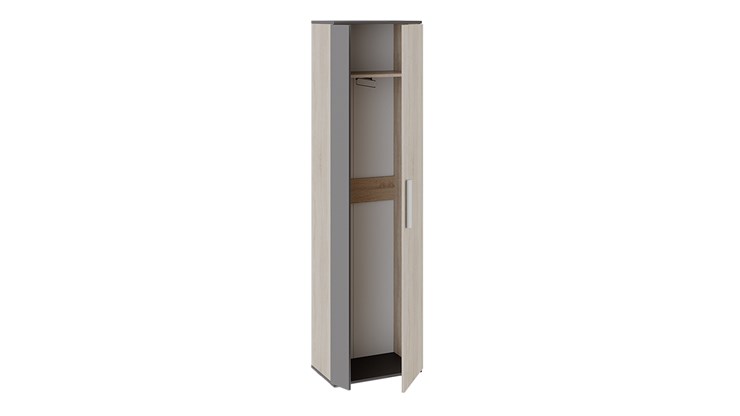 Шкаф двухстворчатый Нуар (Фон серый/Дуб сонома) в Лабытнанги - изображение 1
