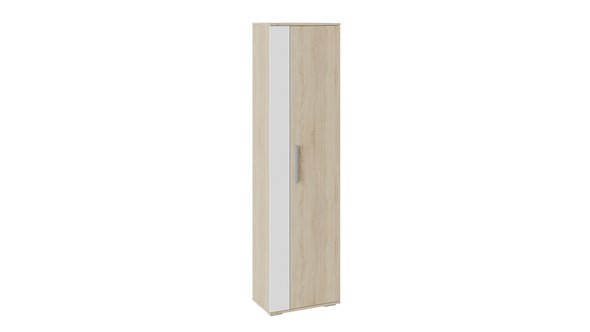 Шкаф распашной Нуар тип 1 (Дуб Сонома/Белый ясень) в Салехарде - изображение