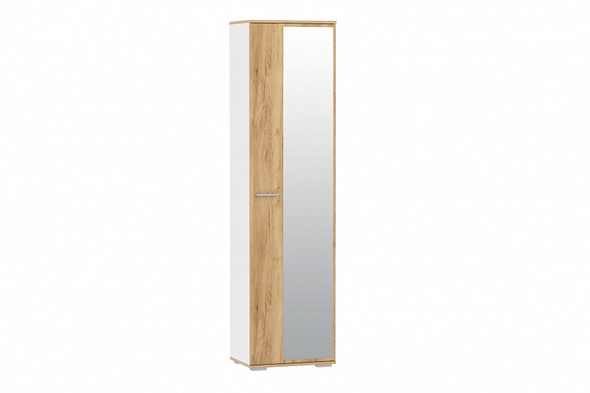 Шкаф для одежды НМ 013.40 Санти, Белый Фасадный/Дуб Крафт Золотой в Салехарде - изображение