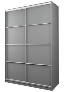 Шкаф 2-х створчатый MAX МШ-27-6-16-11, Профиль Белый/Цвет Серый в Лабытнанги