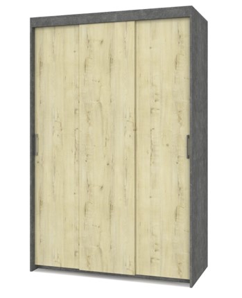 Шкаф-купе 3-х створчатый Томас Т31, Камень темный/Ирландский дуб в Салехарде - изображение