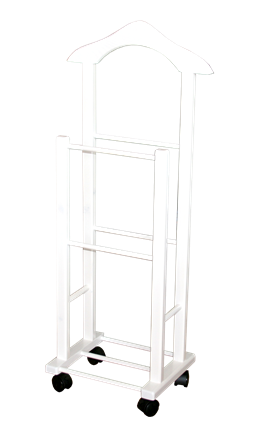 Вешалка для одежды напольная 46х30х109ю,Полиуретан белый в Салехарде - изображение