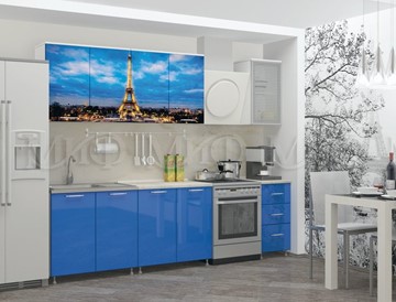 Гарнитур кухонный фотопечать Париж 2,0 в Салехарде - предосмотр