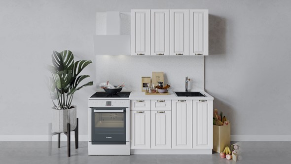 Модульный кухонный гарнитур Лина №4 в Салехарде - изображение