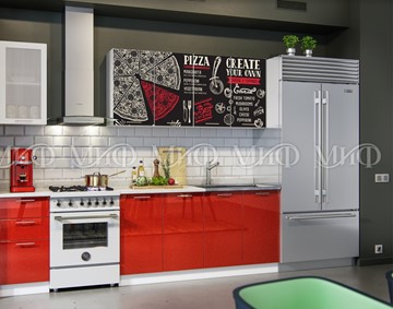 Кухонный гарнитур фотопечать Пицца 2,0 в Салехарде