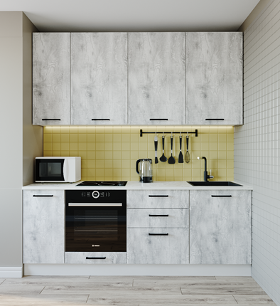 Модульный кухонный гарнитур Пайн-2200 в Салехарде - изображение