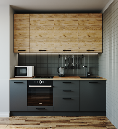 Модульный кухонный гарнитур Дели-2200 в Салехарде - изображение