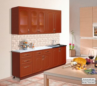 Модульная кухня Классика 2000, цвет Итальянский орех в Губкинском