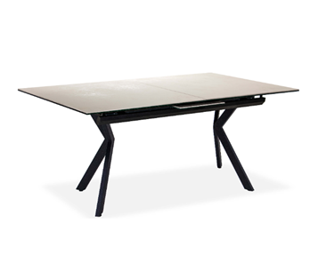 Кухонный стол раскладной Бордо 2CX 160х90 (Oxide Avorio/Графит) в Надыме
