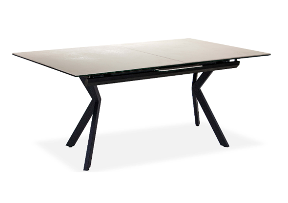 Кухонный стол раскладной Бордо 1CX 140х85 (Oxide Avorio/Графит) в Салехарде - изображение