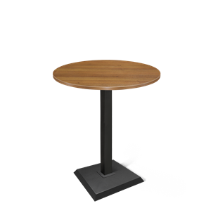 Барный стол SHT-TU5-BS2/H110 / SHT-TT 80 ЛДСП (орех/черный) в Салехарде