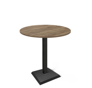 Барный стол SHT-TU5-BS2/H110 / SHT-TT 90 ЛДСП (дуб галифакс табак/черный) в Салехарде