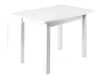 Кухонный стол Айсберг-05, Массив, белый, прямые опоры массив белый в Салехарде