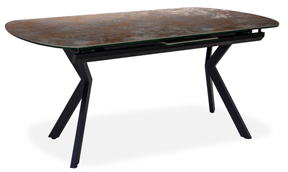 Раздвижной стол Шамони 2CX 160х90 (Oxide Nero/Графит) в Тарко-Сале - изображение