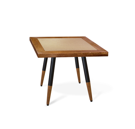 Обеденный стол SHT-TU12 (4 шт.)/ТT7 60/60 (черный/темный орех/брашированный коричневый/песочный) в Салехарде - изображение
