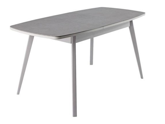 Кухонный стол раздвижной Артктур, Керамика, grigio серый, 51 диагональные массив серый в Новом Уренгое - изображение