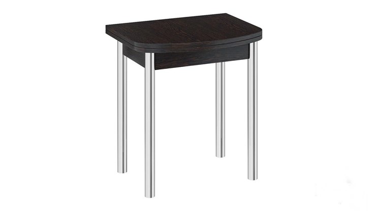 Обеденный стол Лион (мини) (СМ-204.01.2), цвет Венге/Хром в Салехарде - изображение 2