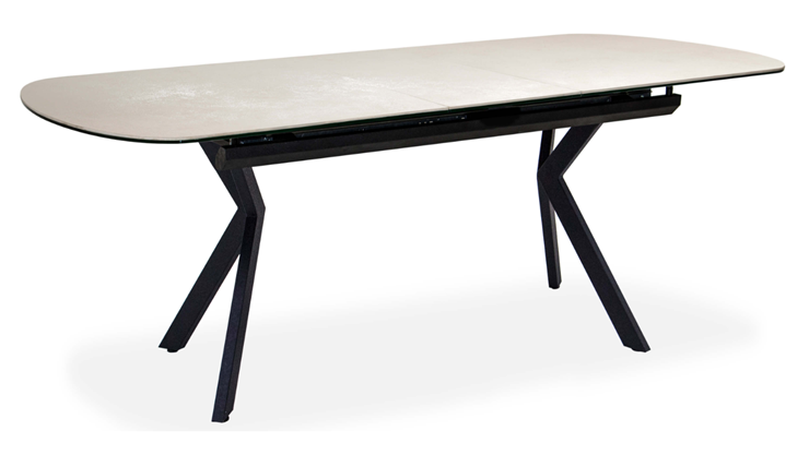 Кухонный стол раздвижной Шамони 1CX 140х85 (Oxide Avorio/Графит) в Тарко-Сале - изображение 1
