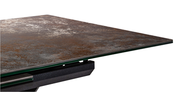 Кухонный стол раскладной Бордо 1CQ 140х85 (Oxide Nero/Графит) в Лабытнанги - предосмотр 2