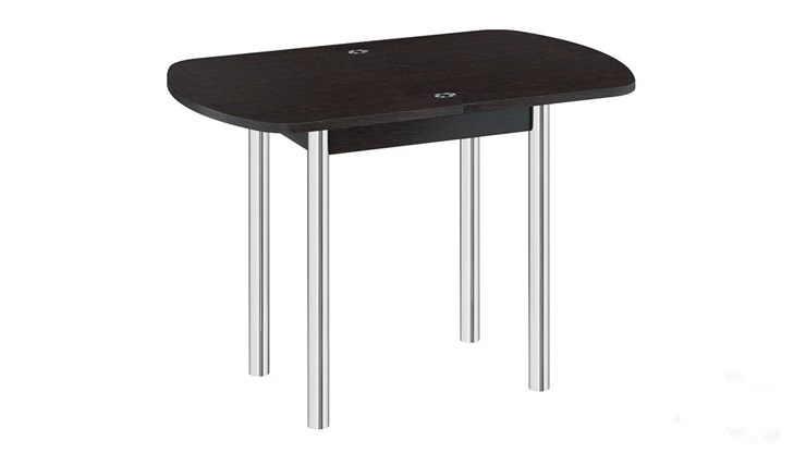 Обеденный стол Лион (мини) (СМ-204.01.2), цвет Венге/Хром в Салехарде - изображение 3