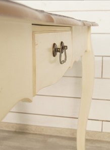 Кухонный стол Leontina с ящиком (ST9337M) Бежевый в Салехарде - предосмотр 3