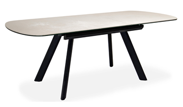 Обеденный раздвижной стол Шамони 1CQ 140х85 (Oxide Avorio/Графит) в Надыме - предосмотр 1