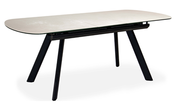 Кухонный стол раздвижной Шамони 2CQ 160х90 (Oxide Avorio/Графит) в Лабытнанги - предосмотр 1